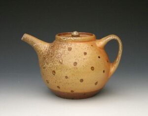 Wood/Salt Teapot